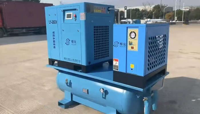 LOUYOU AirCompressor 20CV-10Bar -15KW 4-in-1