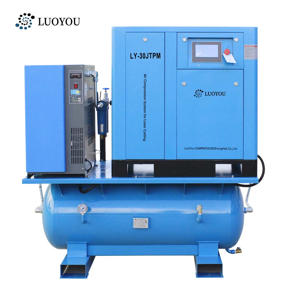Precision-Engineered Laser Cutting Screw Compressor