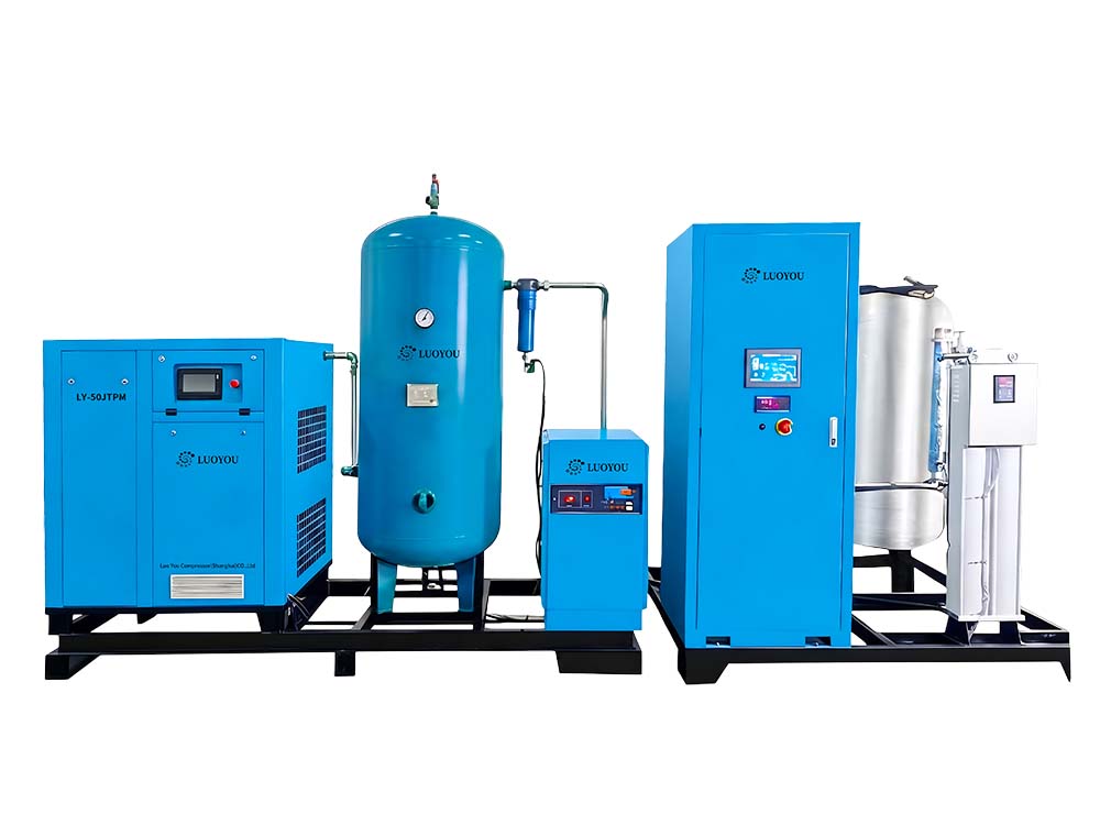 Dual-Stage Energy-Saving Permanent Magnet Compressor